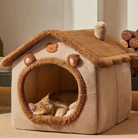 Niche pour chat douillette design confortable et stylé - Mondechat