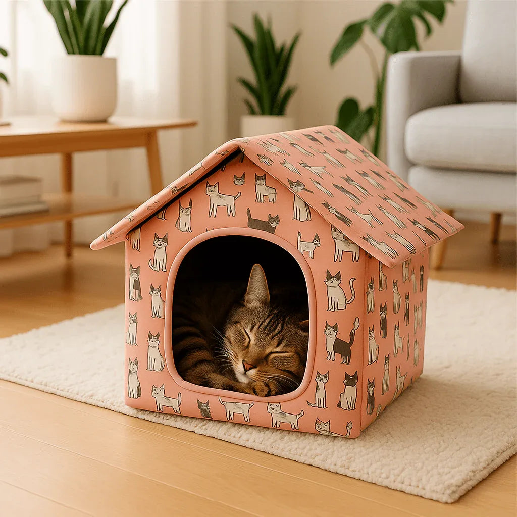Niche pour chat extérieur étanche | Confort et protection en toute saison - Mondechat