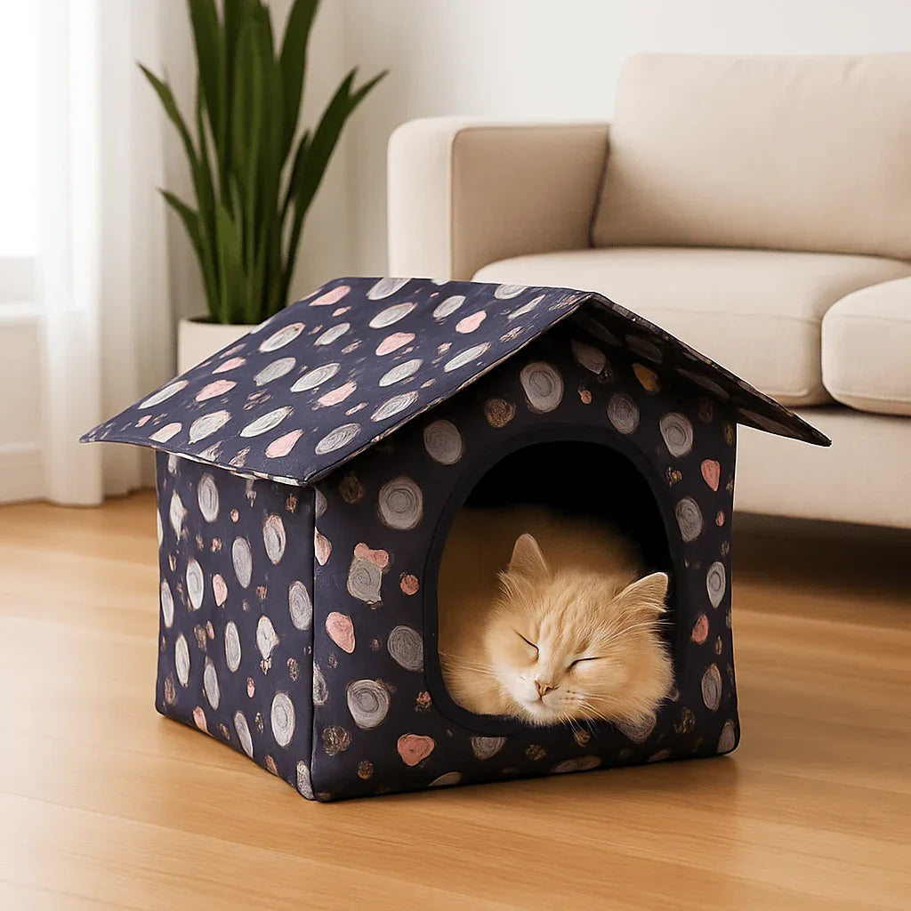 Niche pour chat extérieur étanche | Confort et protection en toute saison - Mondechat