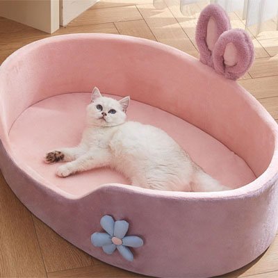 Panier chat | Confort Design Rose - Mondechat