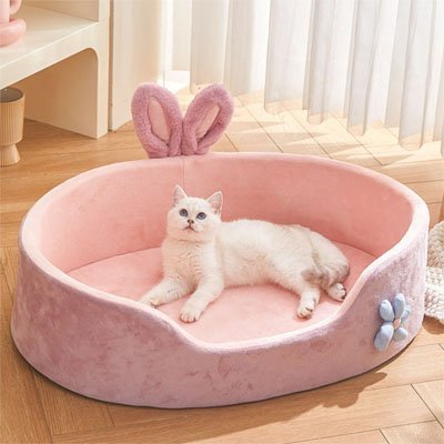 Panier chat | Confort Design Rose - Mondechat