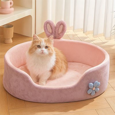 Panier chat | Confort Design Rose - Mondechat