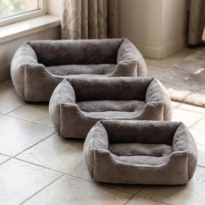 Panier chat | Confortable et Design Gris - Mondechat