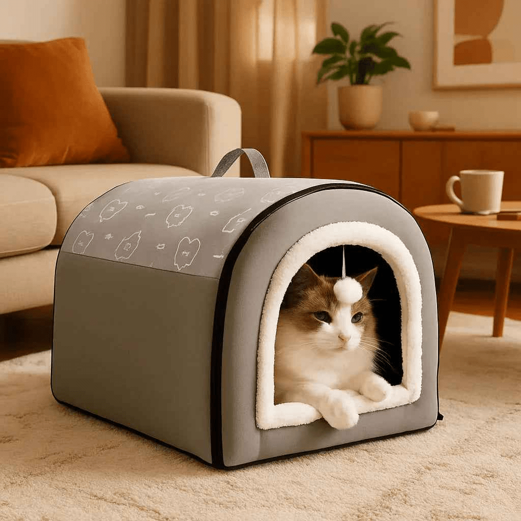 Panier Chat Confortable UltraConfort: le rêve de tout félin! - Mondechat