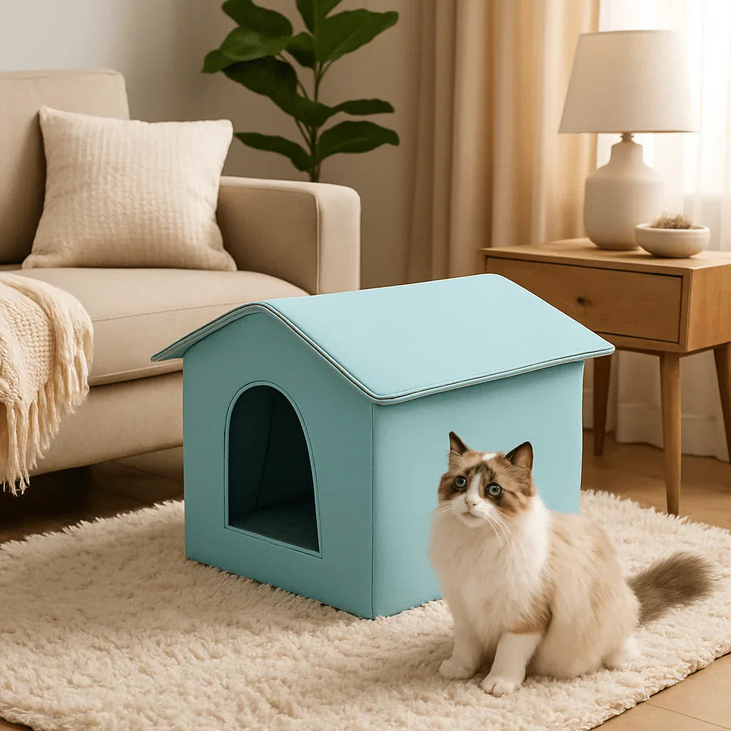 Panier Chat Douillet | Nid Cosy Confortable et Chaud - Mondechat