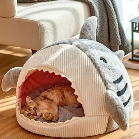 Panier Chat | Grotte Requin Cosy - Mondechat