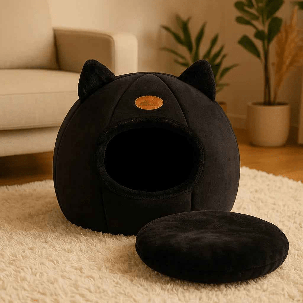 Panier confortable pour chat Cosy Haven : Le refuge douillet idéal pour votre félin - Mondechat