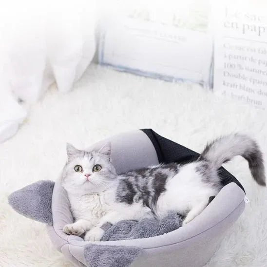 Panier pour chat confortable Cosy Haven : Le refuge douillet pour votre félin - Mondechat