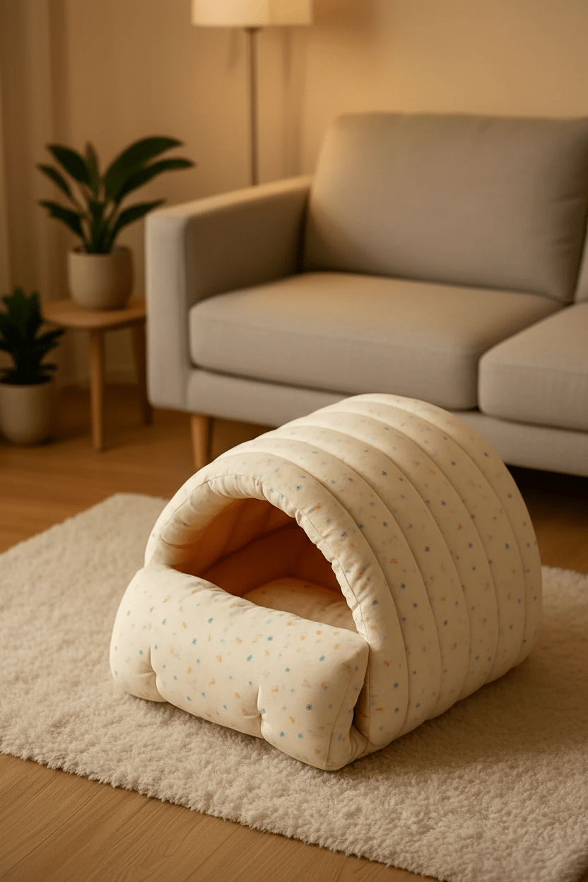 Panier pour chat élégant et confortable en design moderne - Mondechat