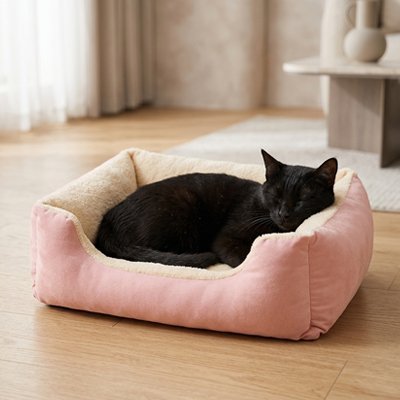 Panier pour chat | Ultra-Confortable Rose - Mondechat