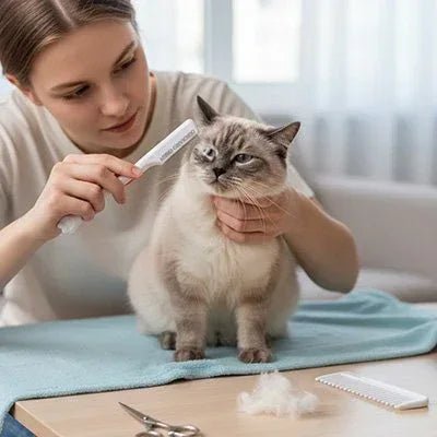Peigne Chat Anti - Poils Morts | Élimine 95% Poils - Doux - Mondechat