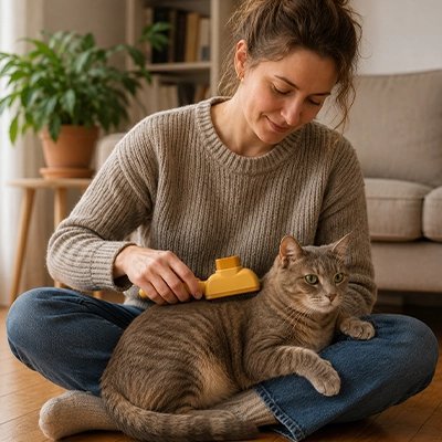 Peigne pour chat | Anti-Nœuds Douceur - Mondechat