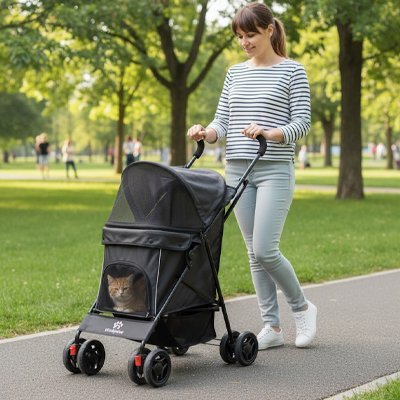 Poussette pour chat | Confort Mobilité - Mondechat