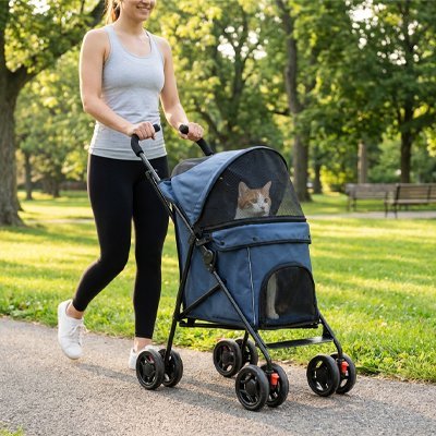 Poussette pour chat | Confort Mobilité - Mondechat