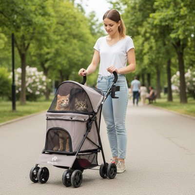Poussette pour chat | Transport Confort - Mondechat