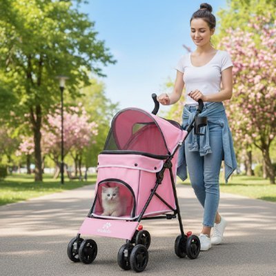 Poussette pour chat | Transport Confort - Mondechat