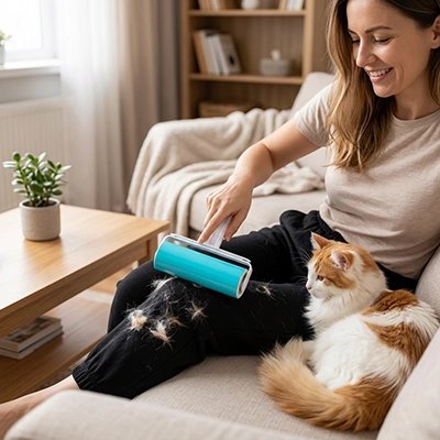 Rouleau Anti Poil | Réutilisable & Lavable - Mondechat