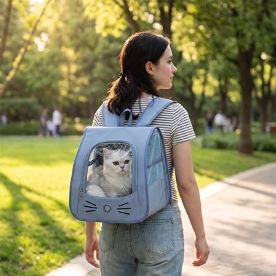 Sac à Dos pour Chat | Hublot Panoramique & Respirant - Mondechat
