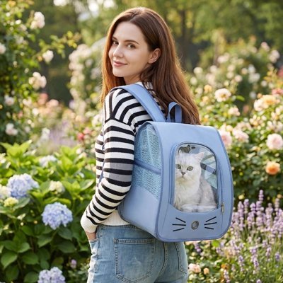 Sac à Dos pour Chat | Hublot Panoramique & Respirant - Mondechat