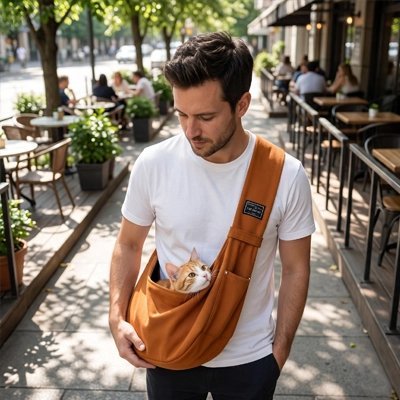 Sac de transport Chat | Bandoulière Urbaine - Mondechat