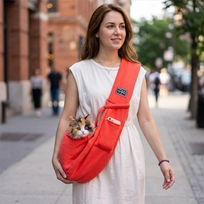 Sac de transport Chat | Bandoulière Urbaine - Mondechat