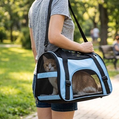 Sac de transport Chat | Confortable et Sécurisé - Mondechat