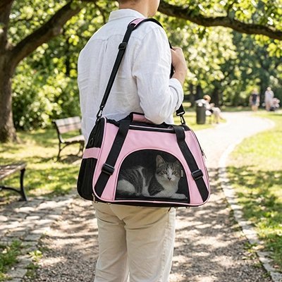 Sac de transport Chat | Confortable et Sécurisé - Mondechat