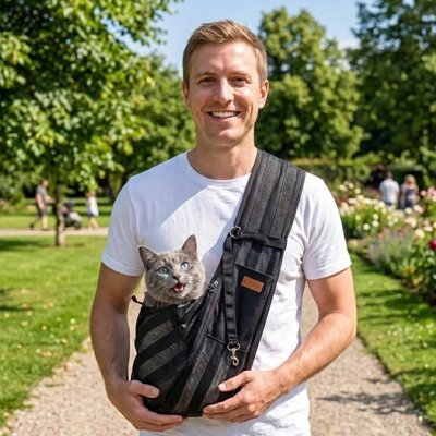 Sac de transport Chat | Confortable et Sécurisé Noir - Mondechat
