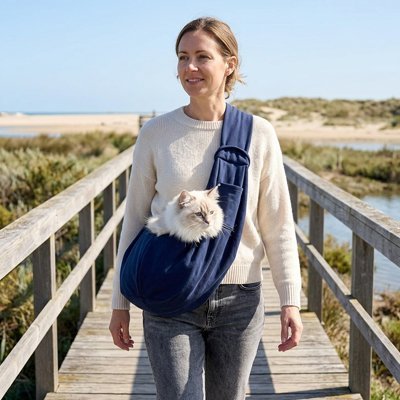 Sac de transport Chat | Grand Format Bandoulière 7kg - Mondechat