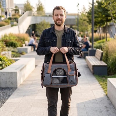 Sac de Transport pour Chat | Anti-Stress & Respirant - Mondechat