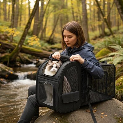 Sac de transport pour chat | ComfyTravel - Mondechat
