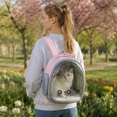 Sac de transport pour Chat | Confort et Sécurité Rose - Mondechat