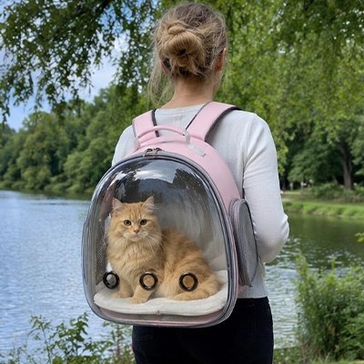 Sac de transport pour Chat | Confort et Sécurité Rose - Mondechat