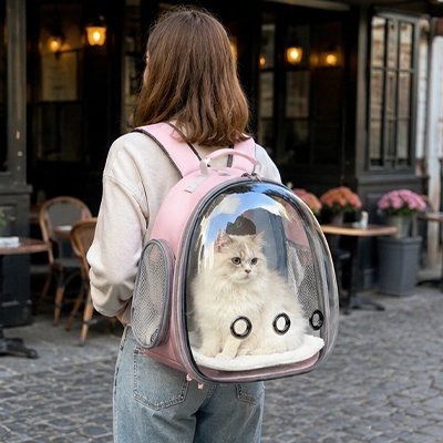 Sac de transport pour Chat | Confort et Sécurité Rose - Mondechat
