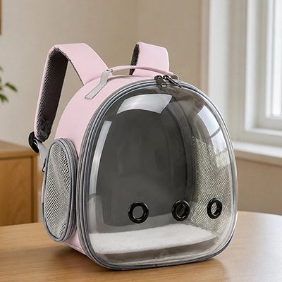 Sac de transport pour Chat | Confort et Sécurité Rose - Mondechat