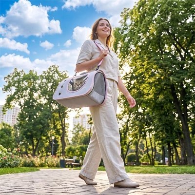Sac de Transport pour Chat | Hublot Panoramique & Anti-Stress - Mondechat
