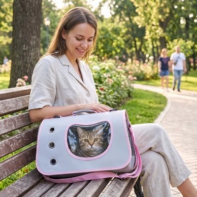 Sac de Transport pour Chat | Hublot Panoramique & Anti-Stress - Mondechat