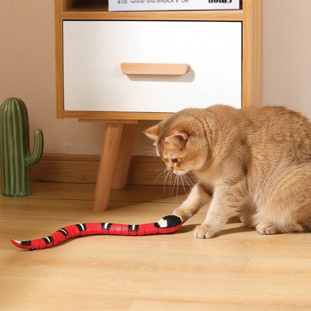 Serpent Interactif pour Chat | Jouet Stimulant et Amusant - Mondechat
