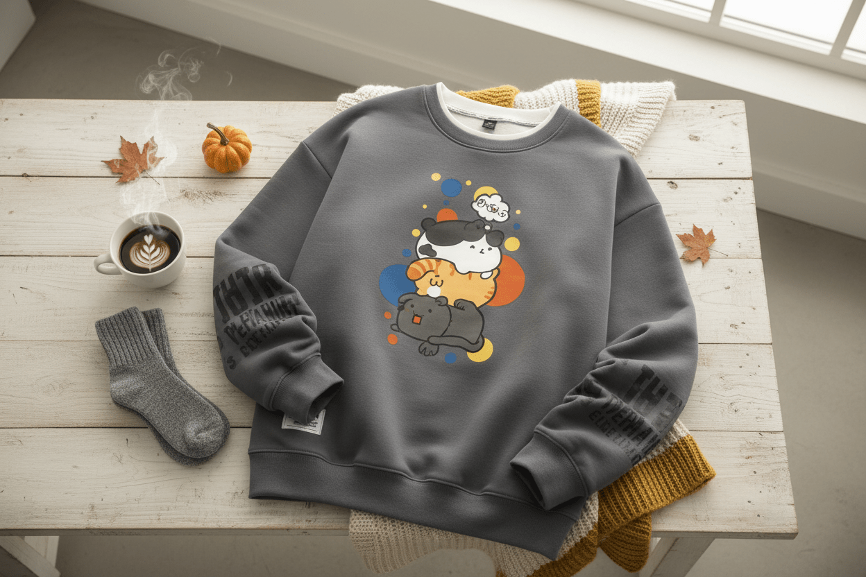 Sweat-shirt Chat Japonais | NekoPull - Mondechat - Mondechat