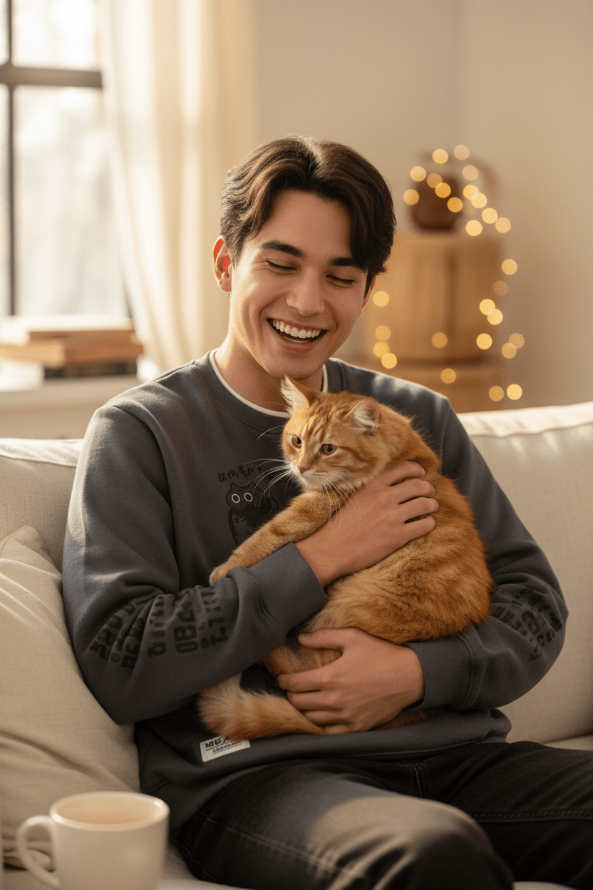 Sweat-shirt Chats Café Japonais | NekoCafé - Mondechat - Mondechat
