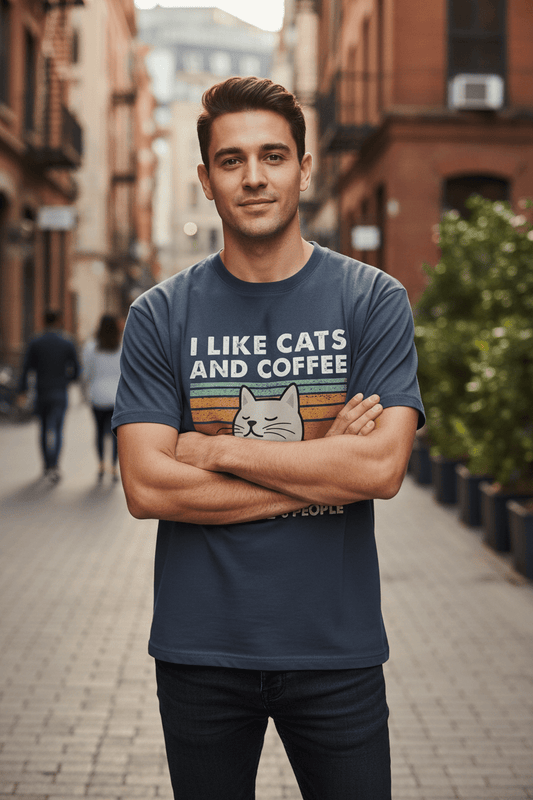 T-Shirt Chat & Café | NekoBrewTee - Mondechat - Mondechat