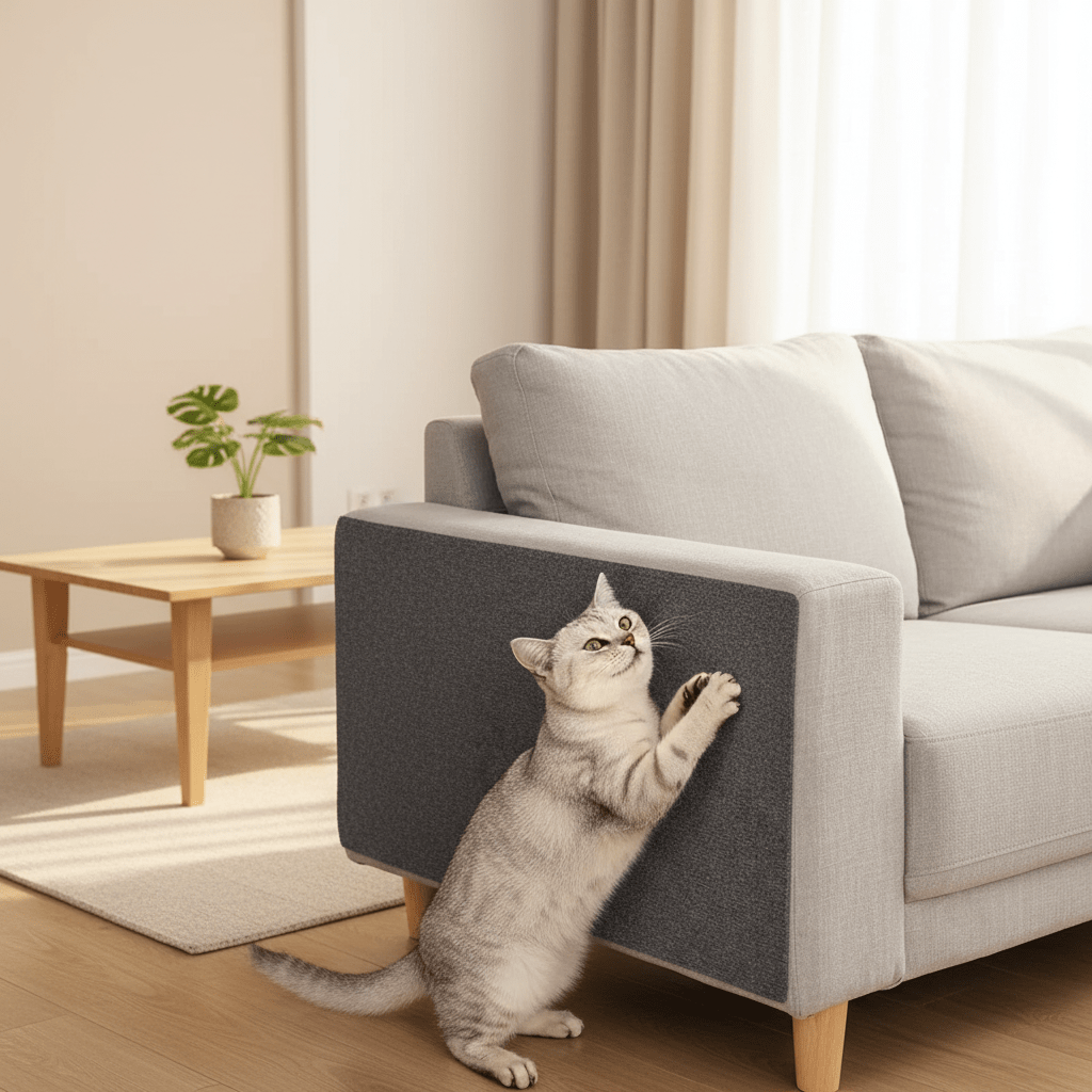 Tapis Griffoir Auto-Adhésif | ScratchGuard - Mondechat - Mondechat