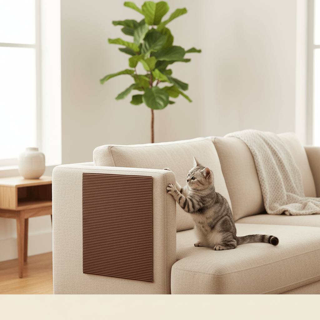 Tapis Griffoir Auto-Adhésif | ScratchGuard - Mondechat - Mondechat
