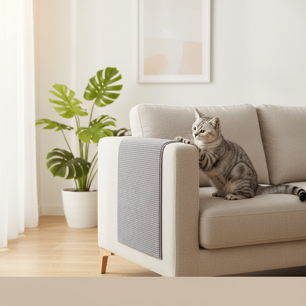 Tapis Griffoir Auto-Adhésif | ScratchGuard - Mondechat - Mondechat