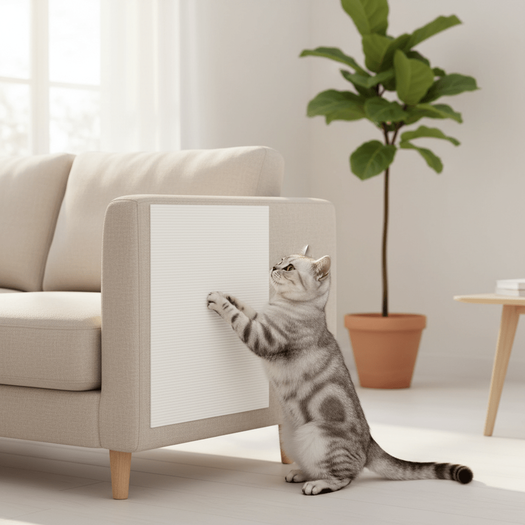 Tapis Griffoir Auto-Adhésif | ScratchGuard - Mondechat - Mondechat