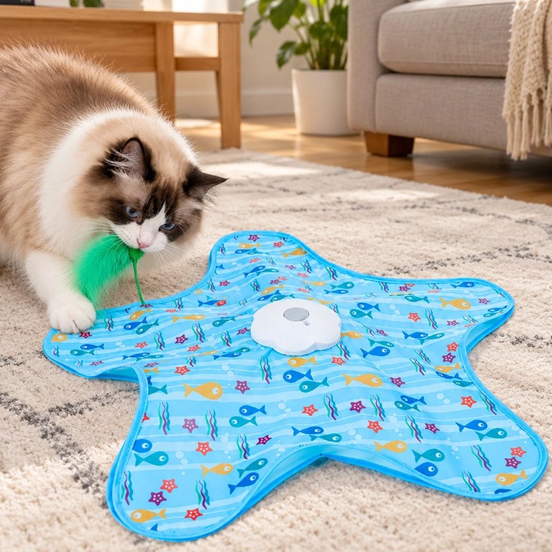 Tapis interactif chat