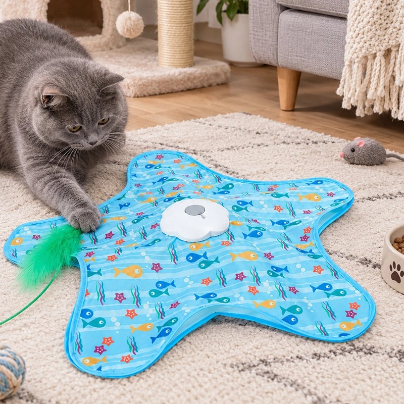 Tapis interactif chat