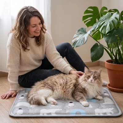 Tapis rafraichissant Chat