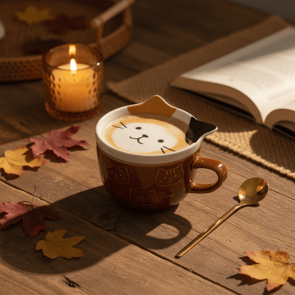 Tasse Chat Japonaise avec Couvercle | NekoCup - Mondechat - Mondechat