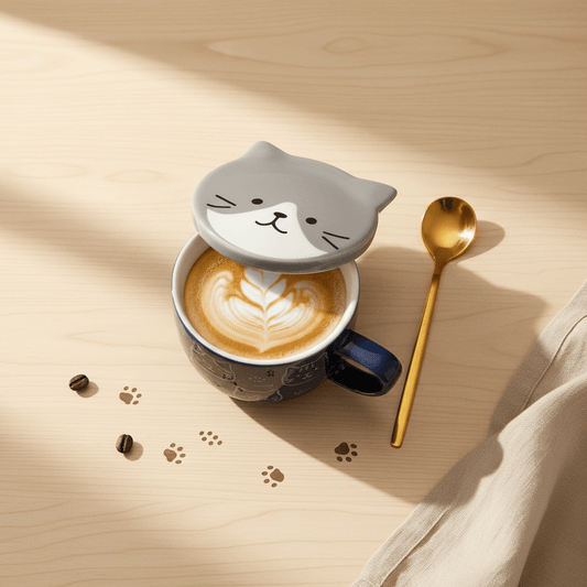 Tasse Chat Japonaise avec Couvercle | NekoCup - Mondechat - Mondechat